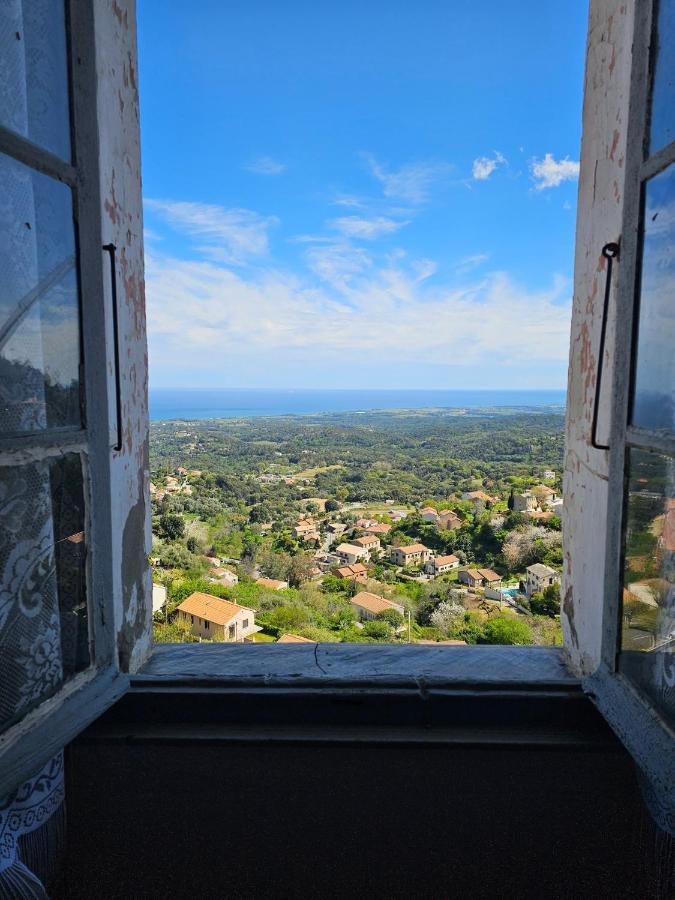Palazzu Massoni, Magnifique Vue Sur La Mer Et La Montagne, Clim, Wifi, Parking Gratuit Cervione Extérieur photo
