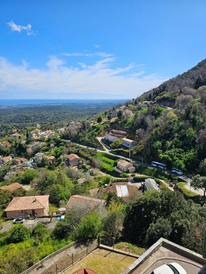 Palazzu Massoni, Magnifique Vue Sur La Mer Et La Montagne, Clim, Wifi, Parking Gratuit Cervione Extérieur photo