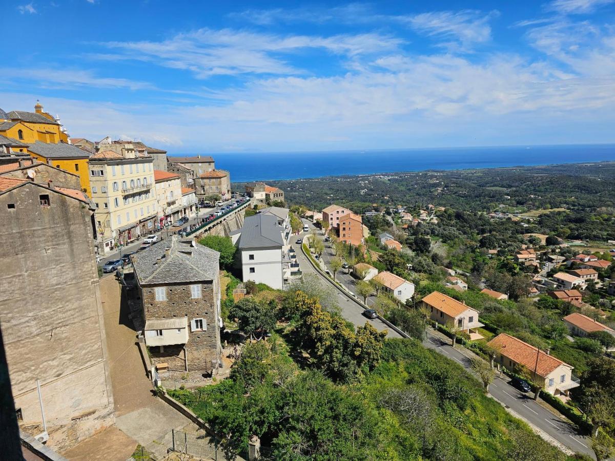 Palazzu Massoni, Magnifique Vue Sur La Mer Et La Montagne, Clim, Wifi, Parking Gratuit Cervione Extérieur photo