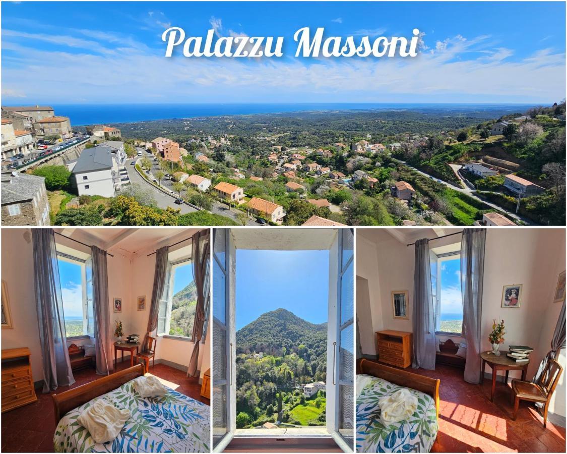 Palazzu Massoni, Magnifique Vue Sur La Mer Et La Montagne, Clim, Wifi, Parking Gratuit Cervione Extérieur photo